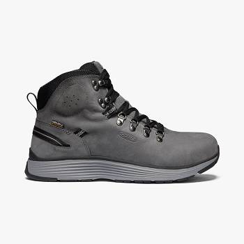 KEEN Manchester 6" WP (Aluminum Toe) - Siva Pracovne Cizmy Panske, KEEN222